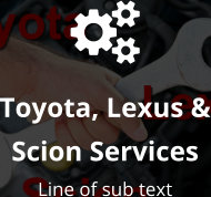 Toyota Lexus Scion wrench