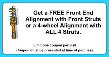 Toyota front end alignment service coupon
