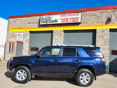 Toy Tech building and SUV
